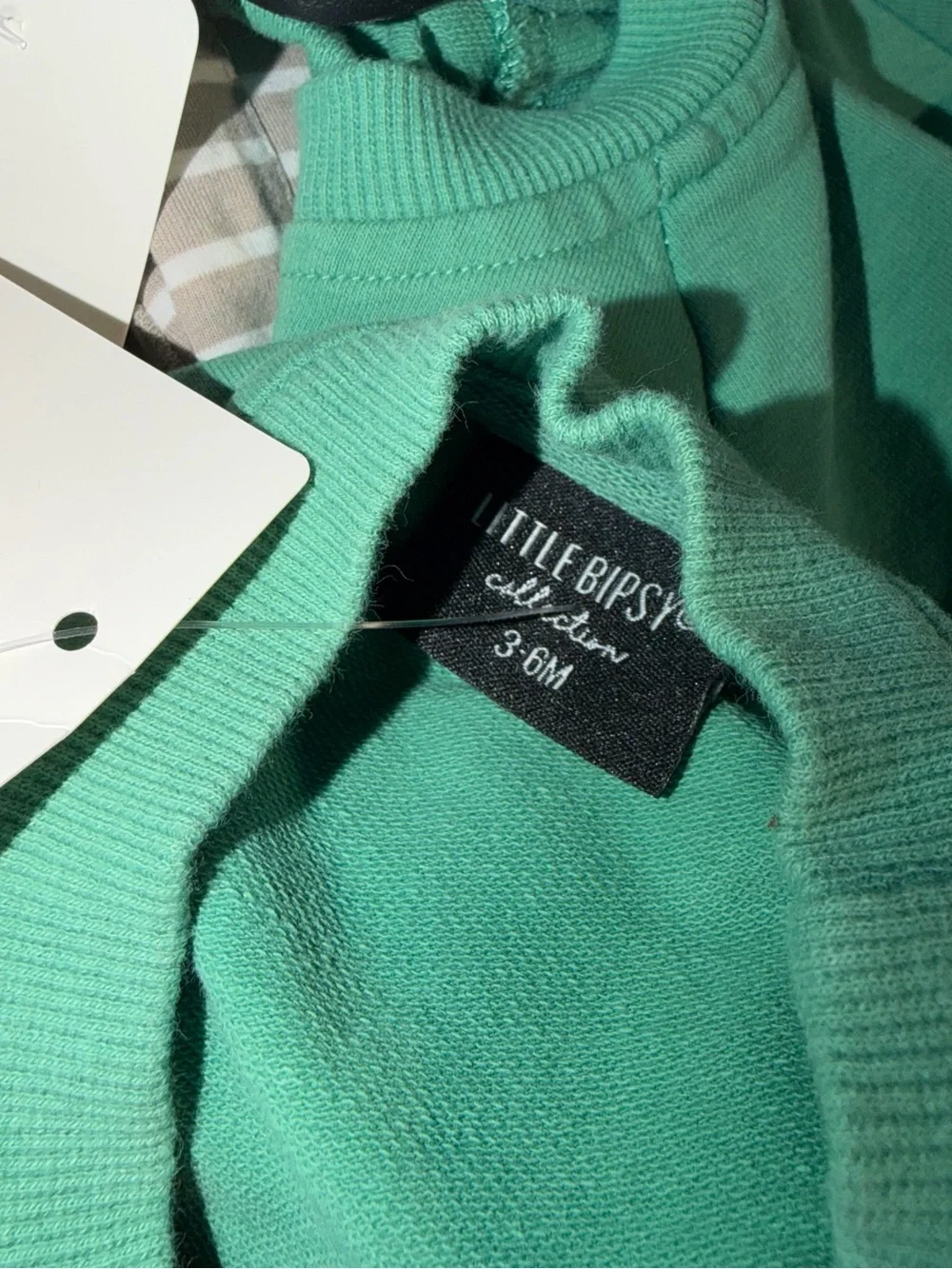 Little Bipsy Green Sweatshirt & Jogger Matching Set